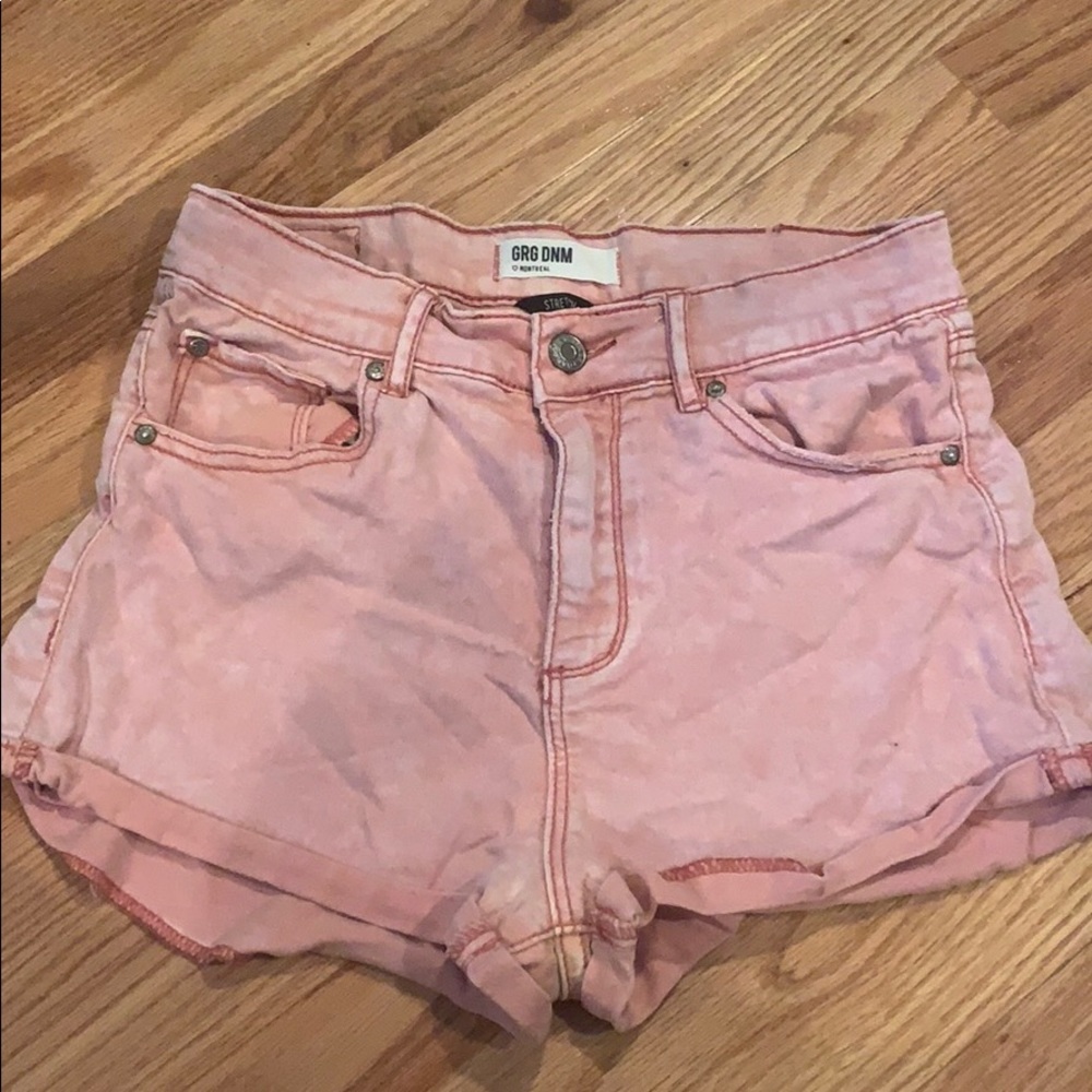 Garage jean shorts